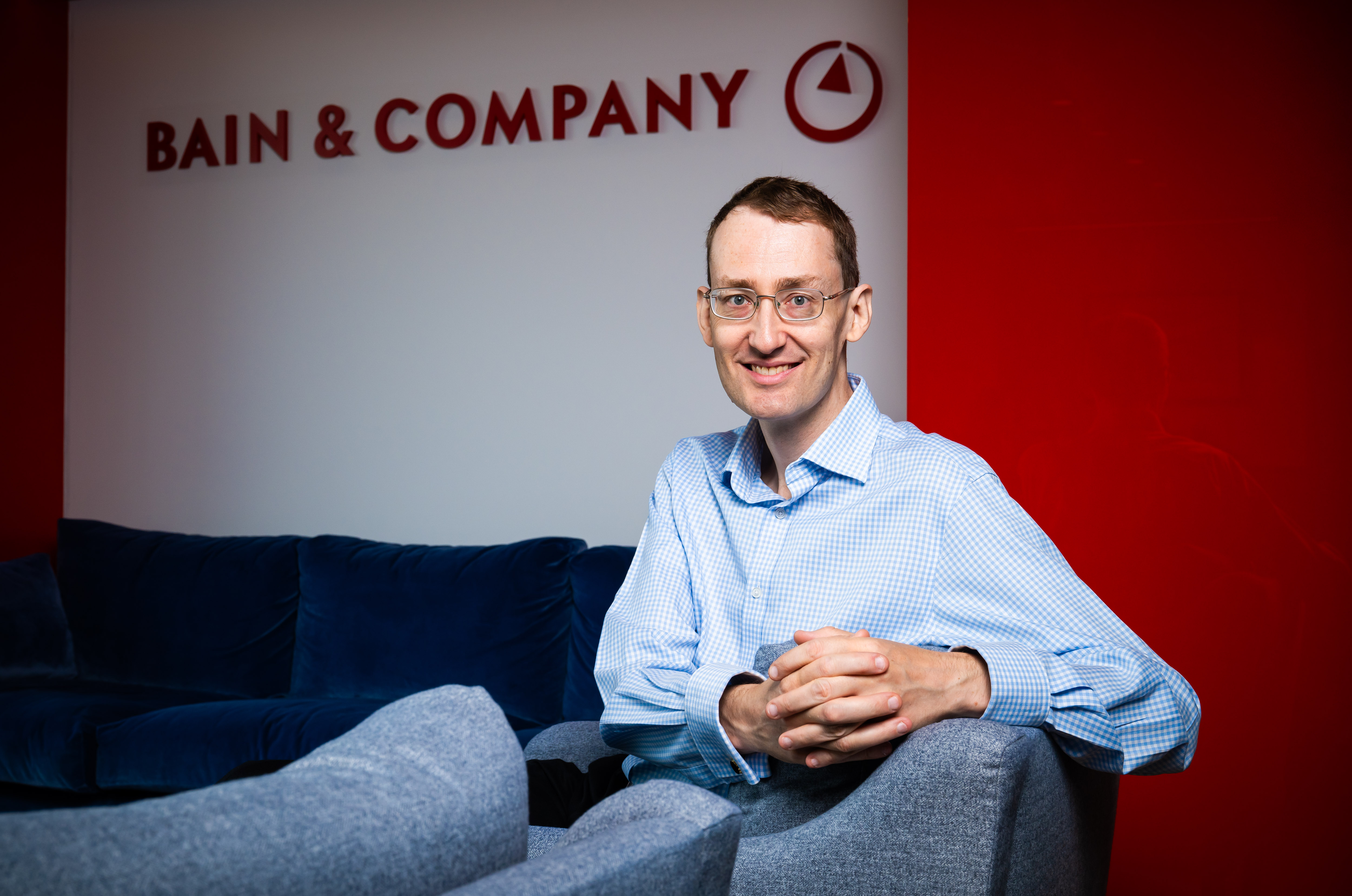 Partner portrait at Bain & Company
